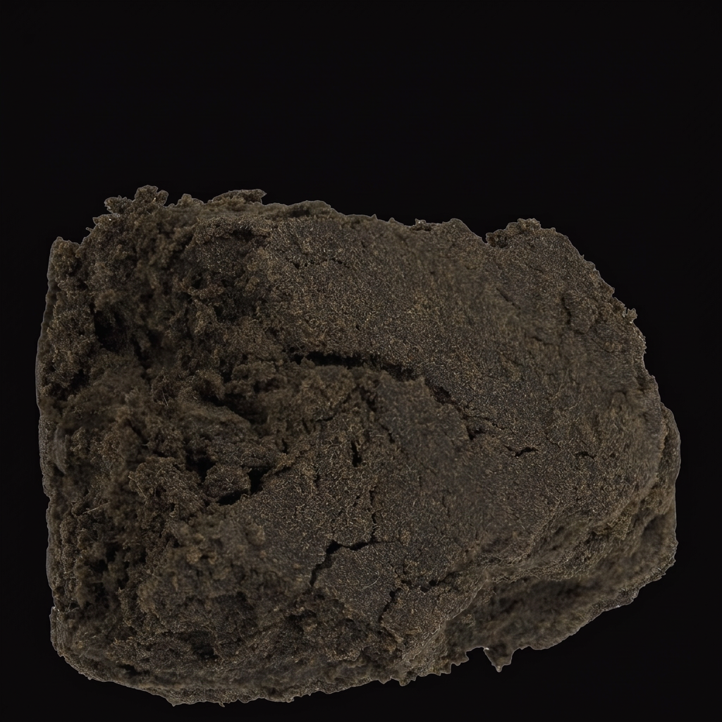 Aekte Vare 21% CBD hash block with firm traditional texture