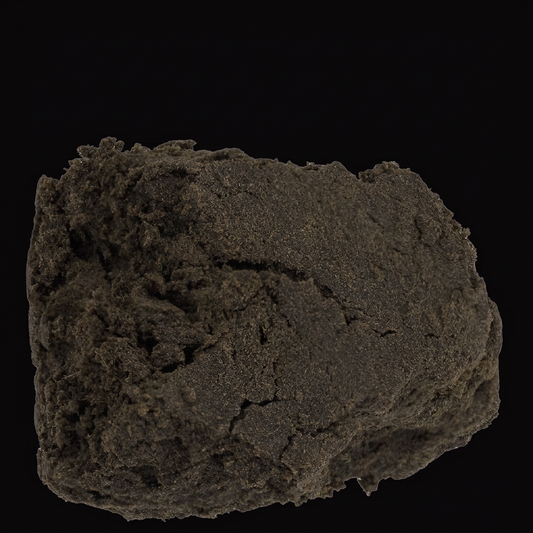 Aekte Vare 21% CBD hash block with firm traditional texture