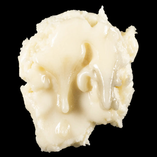 THCA Badder extract with creamy smooth consistency and light color